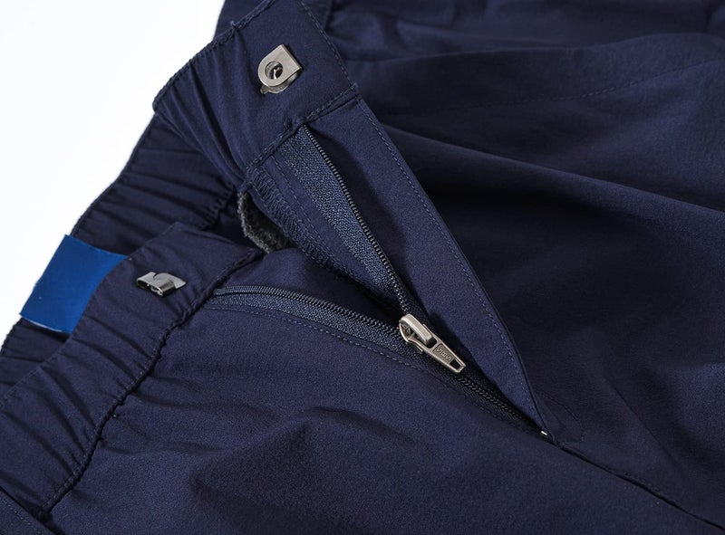YSENTO Women's Hiking Pants Lightweight Stretch Quick Drying UPF 50 Camping Travel Work Cargo Pants 6 Pockets Navy Size XXL - Image 4